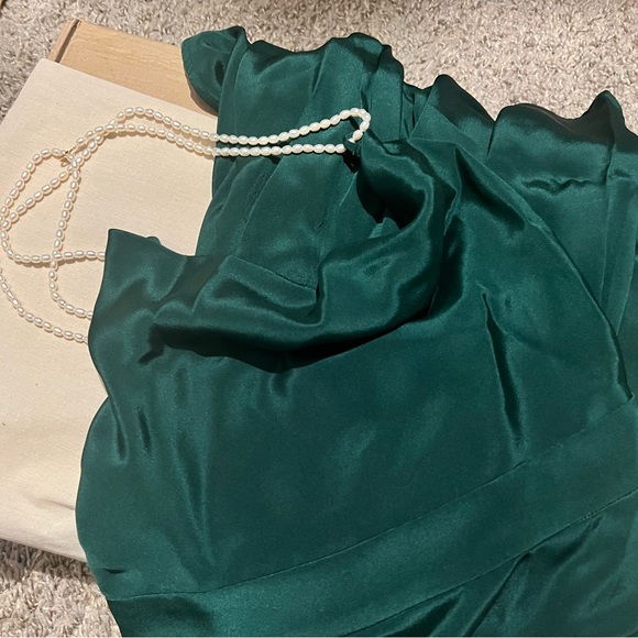 Gaala Paris Backless Valentina Dress in Deep Green - Picture 3 of 11